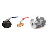 شیر توپی فلز به فلز